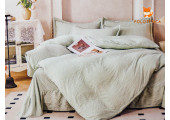 Постіль Зелений муслін євро №7
