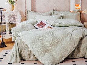 Постіль Зелений муслін 1,5ка №7