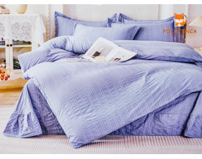 Постіль Синій муслін 1,5ка №8