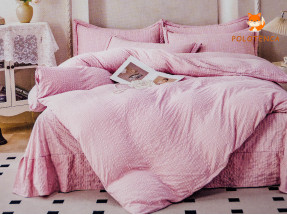 Постіль Темно-рожевий муслін 1,5ка №10