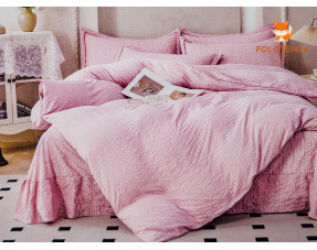 Постіль Темно-рожевий муслін 1,5ка №10