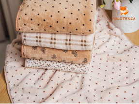 Банні рушники мікрофібра в клітинку