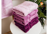 Банні рушники Кружечки фіолетові