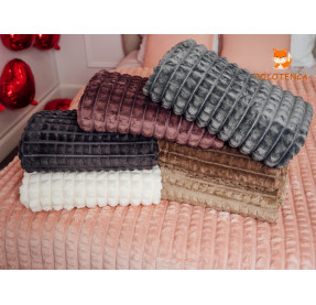 Двоспальный плед Крокодил