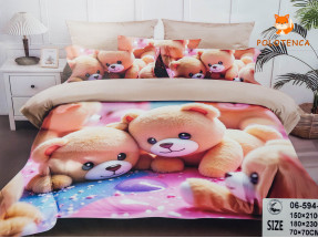 Дитяча постіль Ведмедик (рожевий)