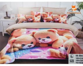 Дитяча постіль Ведмедик (рожевий)