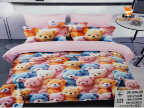 Дитяча постіль Кольорові Ведмедики