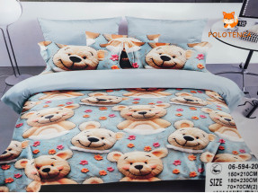 Дитяча постіль Ведмедик з квіткою