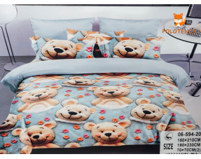 Дитяча постіль Ведмедик з квіткою