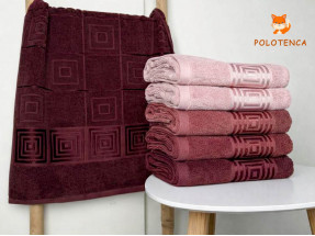 Полотенца Версаче Коричневые