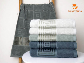 Полотенца Версаче зелёные