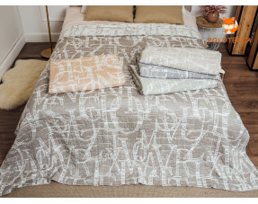 Покривало Муслін з літерами 200*230