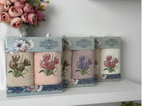 Набор кухонных полотенец Тюльпаны