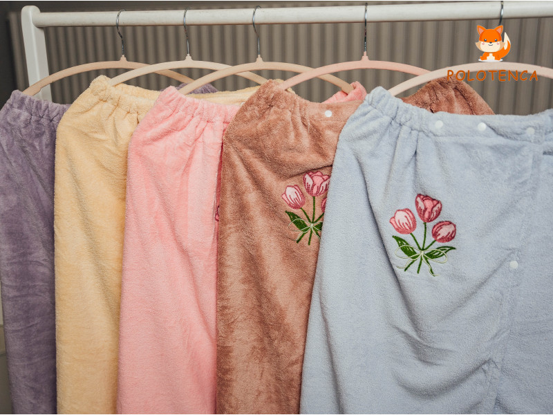 Жіночий набір для сауни Тюльпани Жіночий набір для сауни Тюльпани