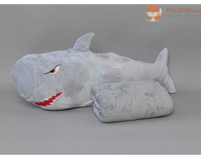 Дитячий плед/подушка Акулка